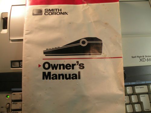 smith corona xd 4900 manual